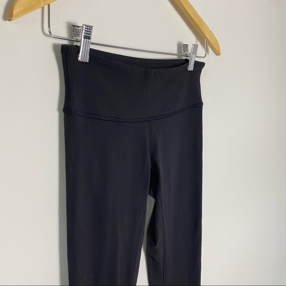 LULULEMON Black Wunder Under Pant Mid Rise Tall - Picture 4 of 9